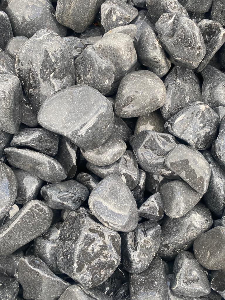 Black Cobbles 40-60mm