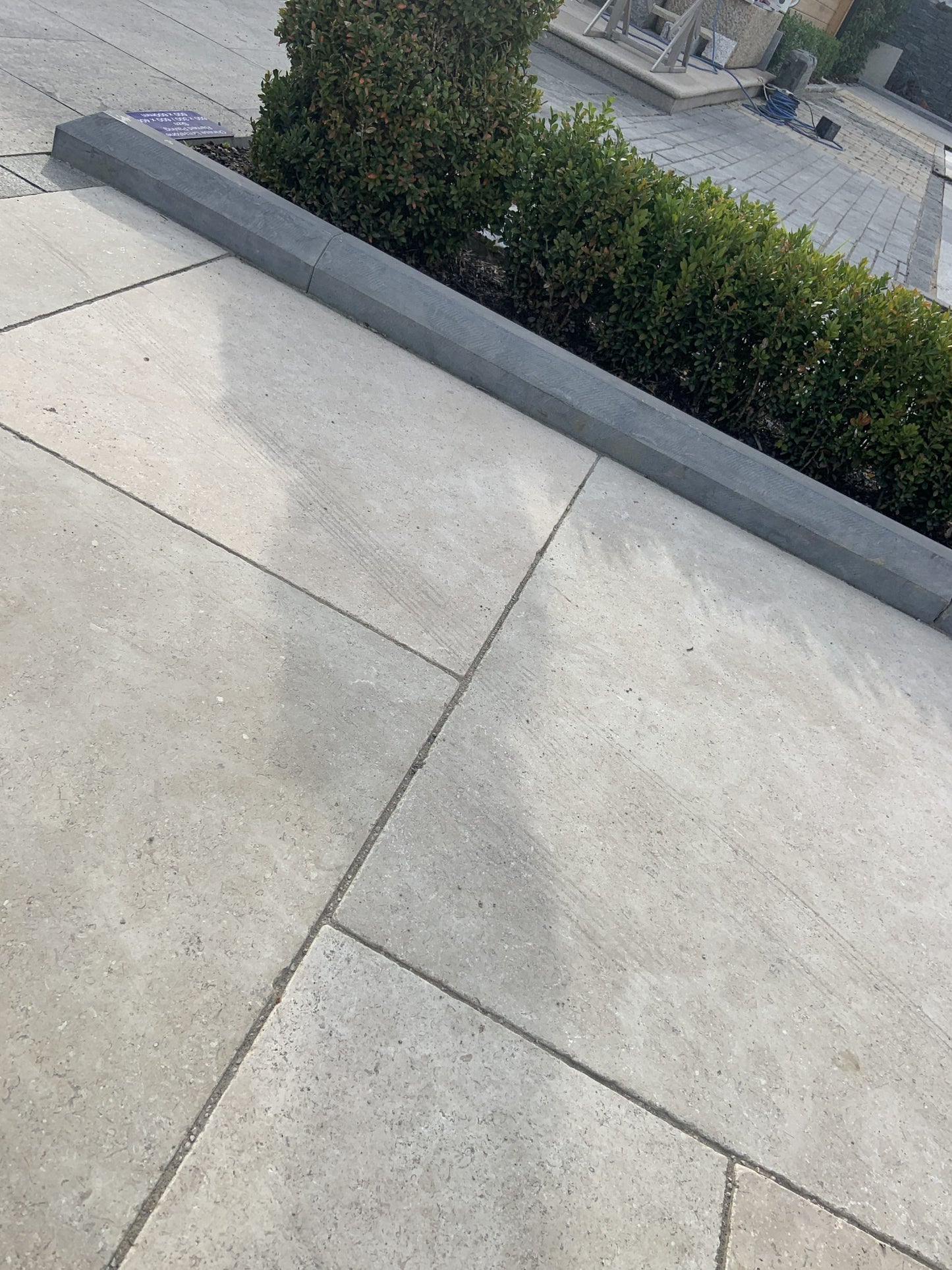 Limestone Chamfered Kerb 1000x140x80mm