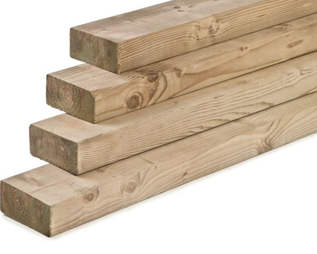 Treated Timber Rails 75mmx45mmx4.8m